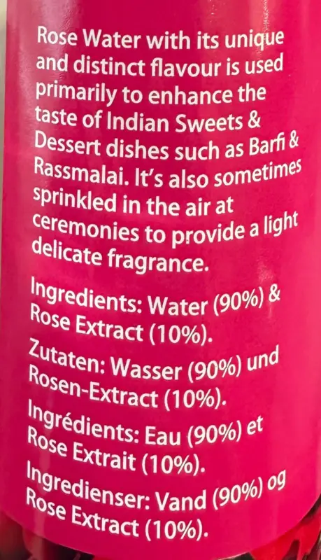 Rosenvatten, 190ml
