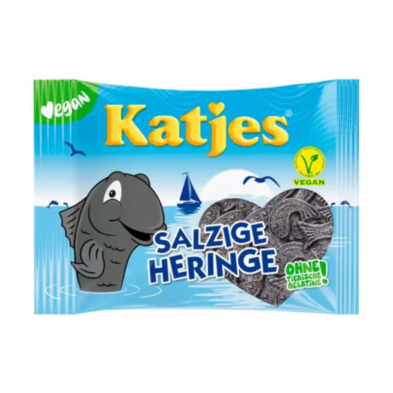 Katjes saltade fisk, 175g