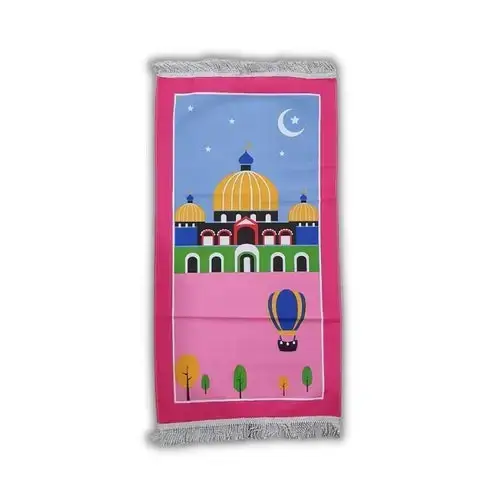 Stor Børnebedetæppe Moske /Måne