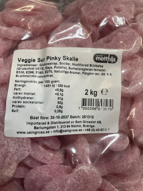Veggie Sur Pinky Skaller 2kg