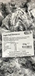 Veggie Saltade Söta Stjärnor 2kg