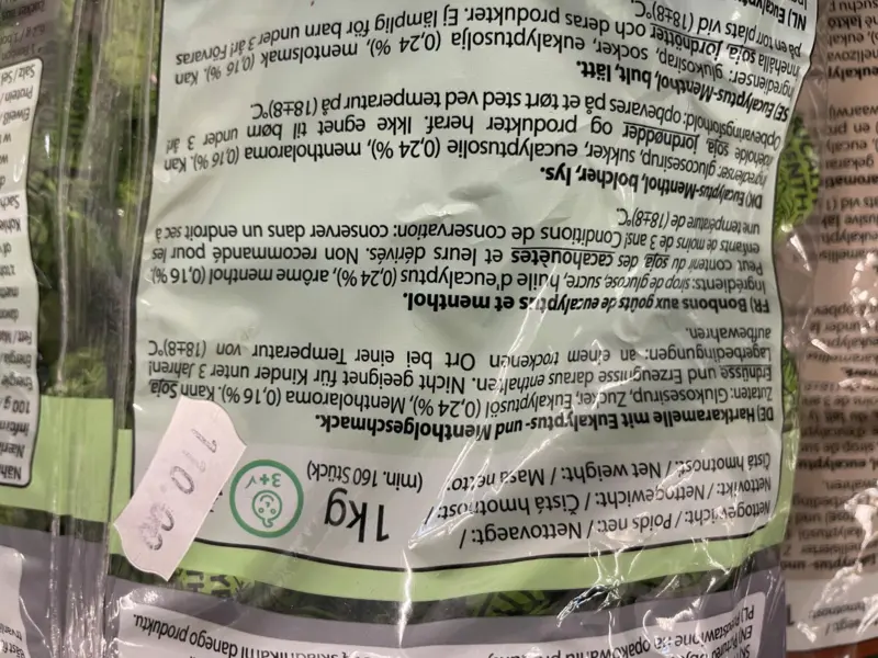 Eukalyptus-Menthol Ljus