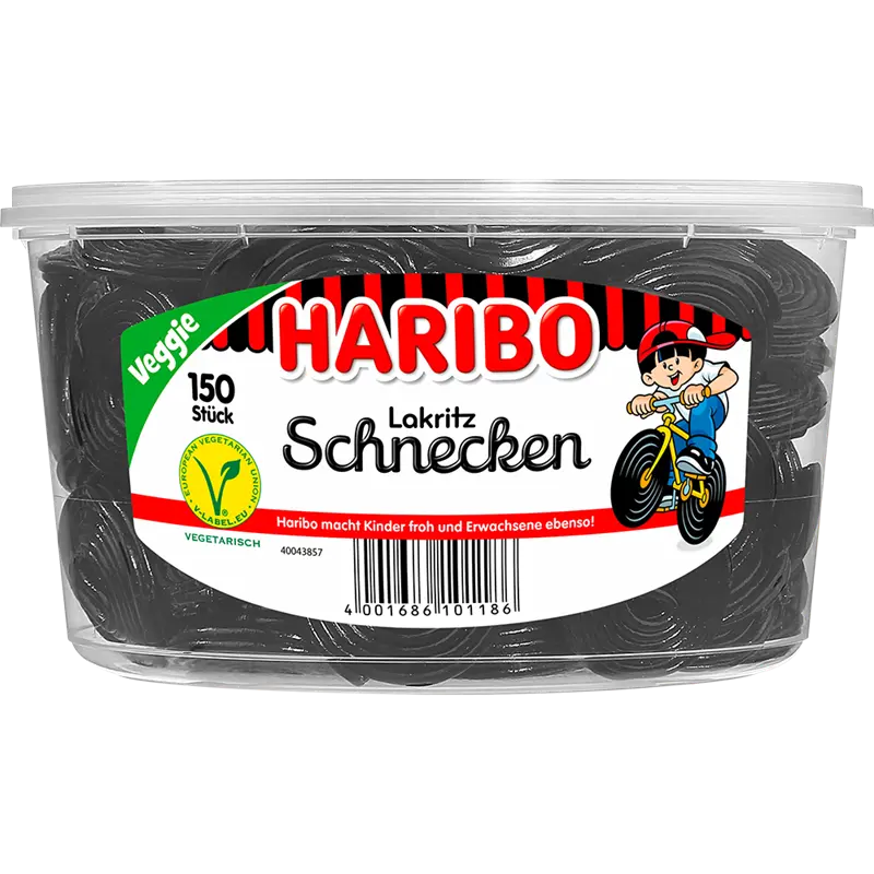Lakritssniglar Haribo 1kg
