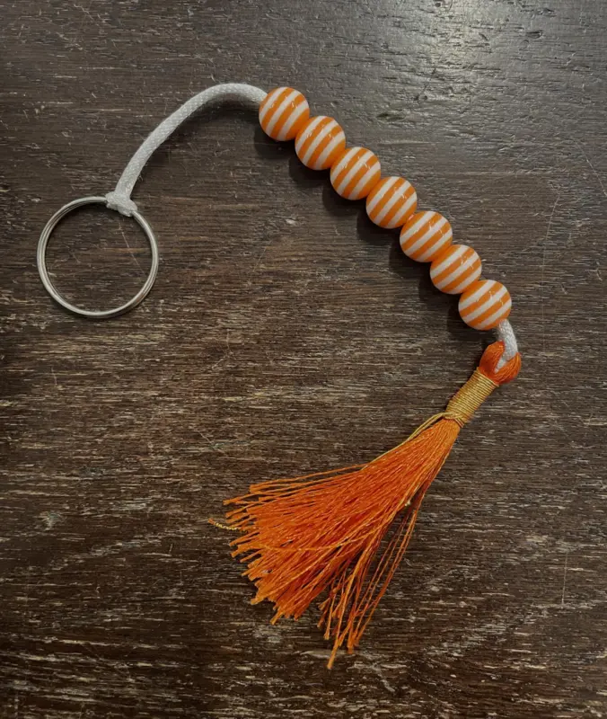 Tawaf Tasbeeh Orange Og Hvid