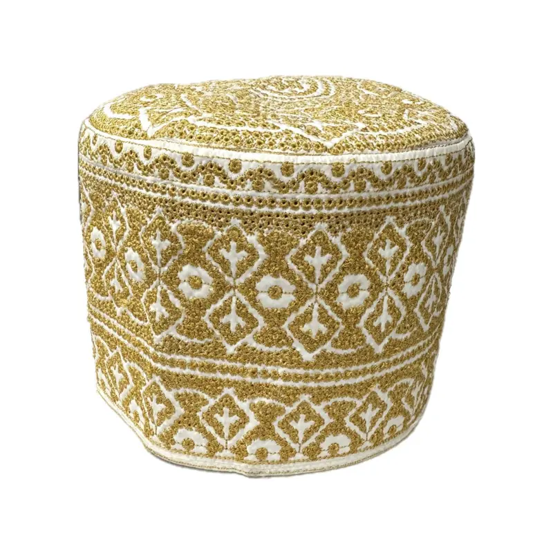 Hohe Gebetskappe in Goldfarbe