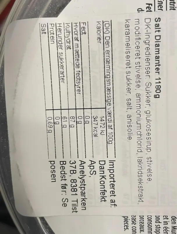 Red Band Salt Diamanter 1180g