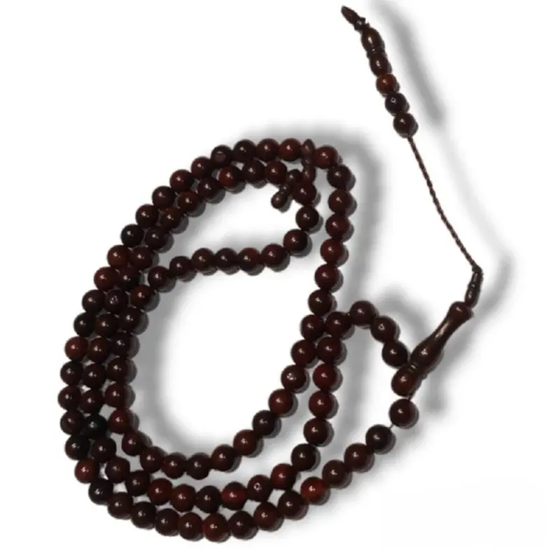 Koka Tasbih 99 Perlen Kirschfarbe