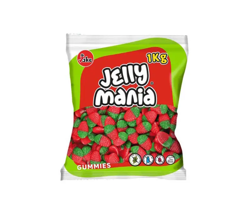 Oiled Jellies Wild Strawberries 1kg - Jake