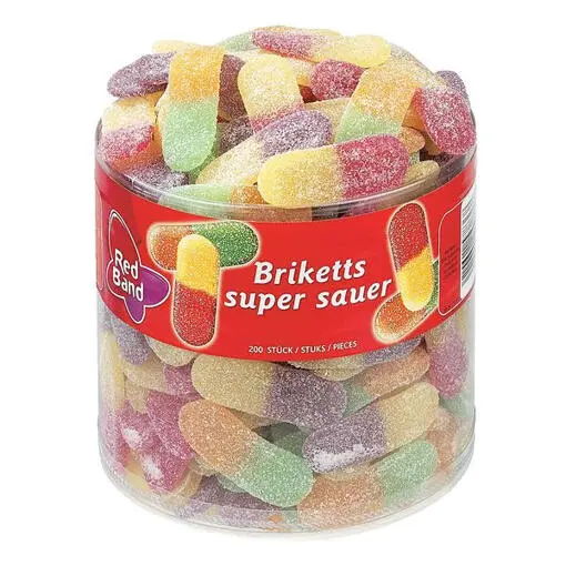 Red Band Briketts Super Sour (Vegan Version) 1200g