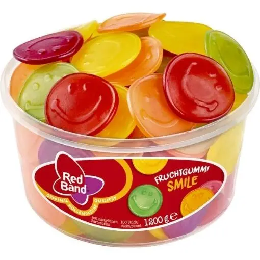 Red Band Smile frugtvingummi (Vegan)