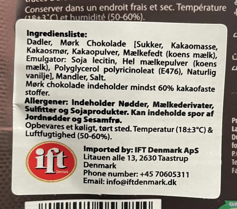 Chokodatteln von Chocodate 90G