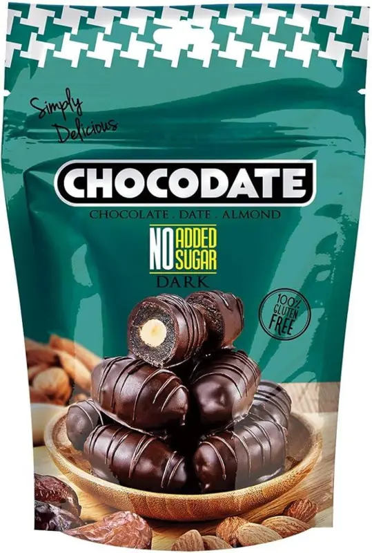 Chokodadlar Från Chocodate Mörk choklad 90 g (utan konstgjort socker)