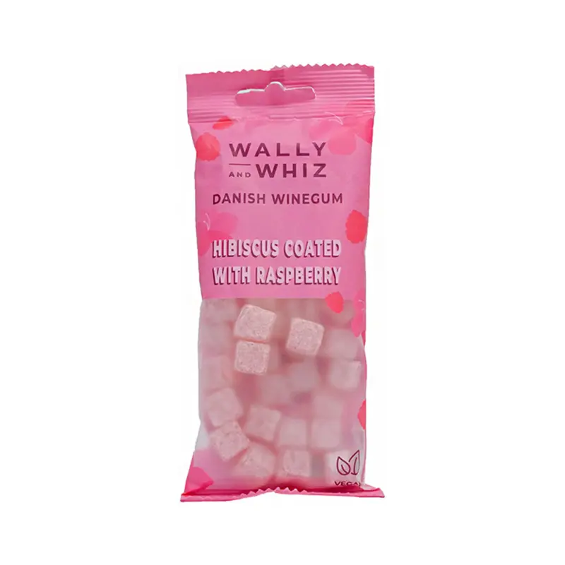 Vingummi med Hibiscus Og Hindbær (vegan) Wally & Whiz 57g