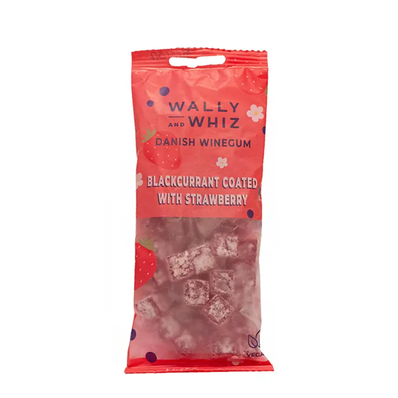 Vingummi med Solbær Og Jordbær (vegan), Wally & Whiz 57g