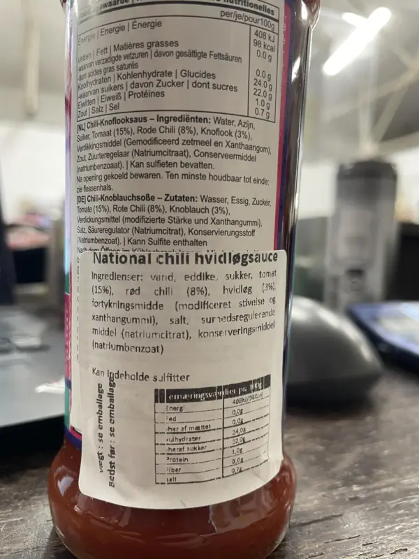 Chilli Garlic - National 300g