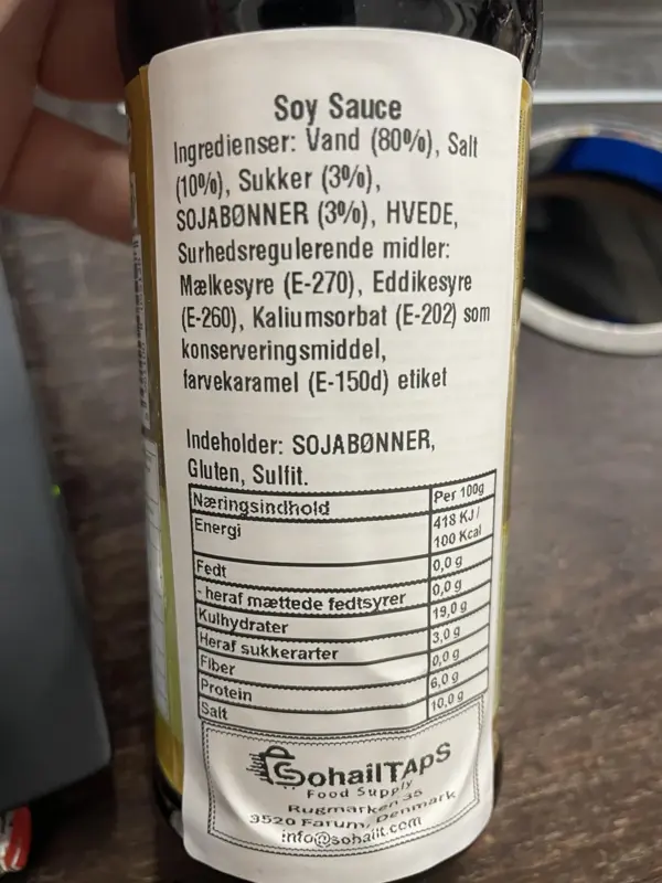 Soy Sauce Uden Alkohol Fra Tooba (260 ml)