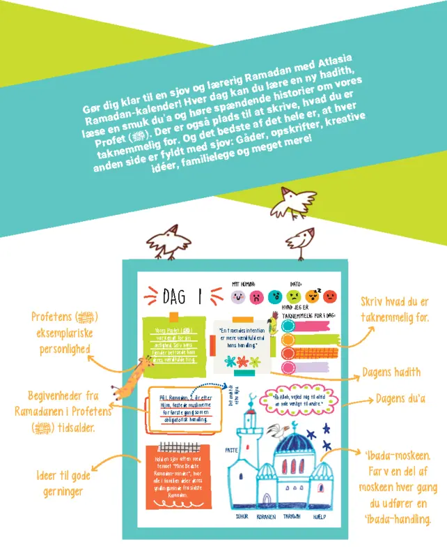 Ramadan Hæfte med 72 sider Opgaver