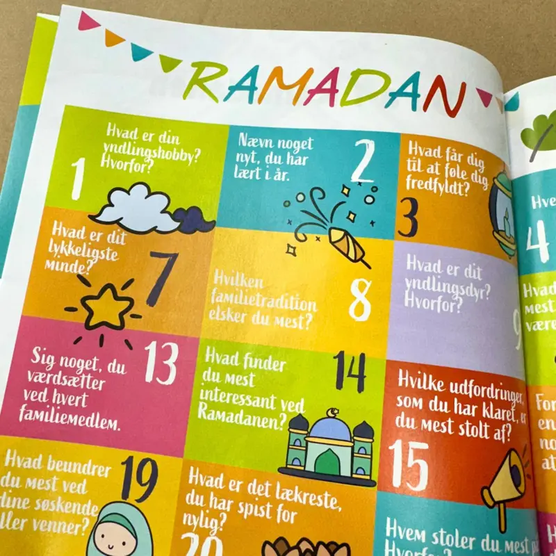 Ramadan Hæfte med 72 sider Opgaver
