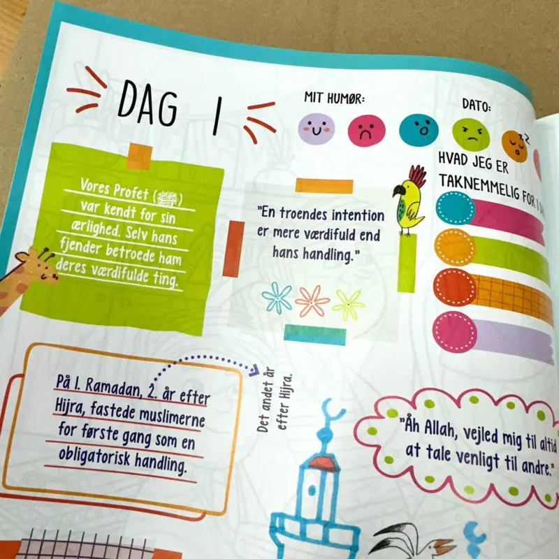 Ramadan Hæfte med 72 sider Opgaver