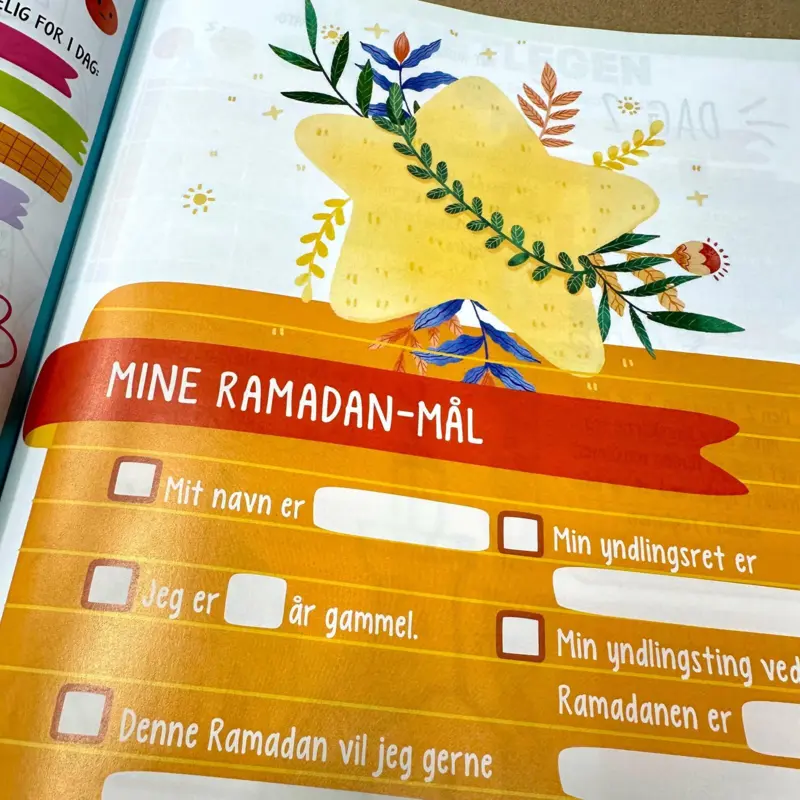 Ramadan Hæfte med 72 sider Opgaver