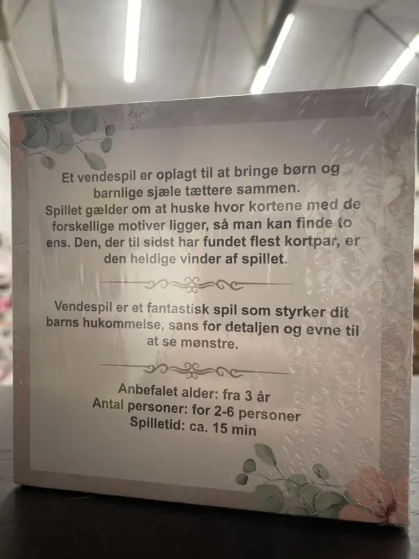 Memo, Memory Game Vendespil