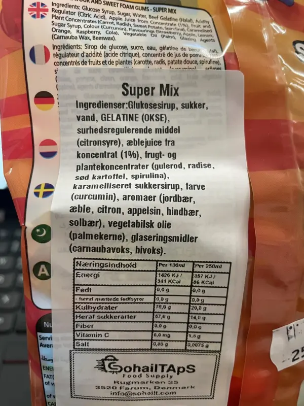 Super Mix Sweetzone 170g