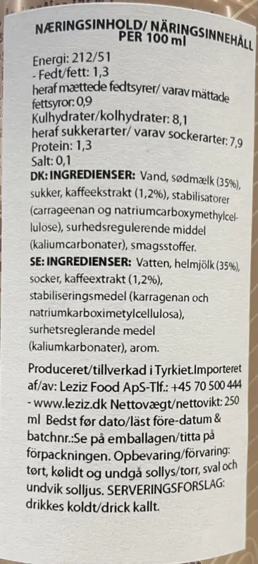 Cappuccino Koffo/Ice Coffee 250ml