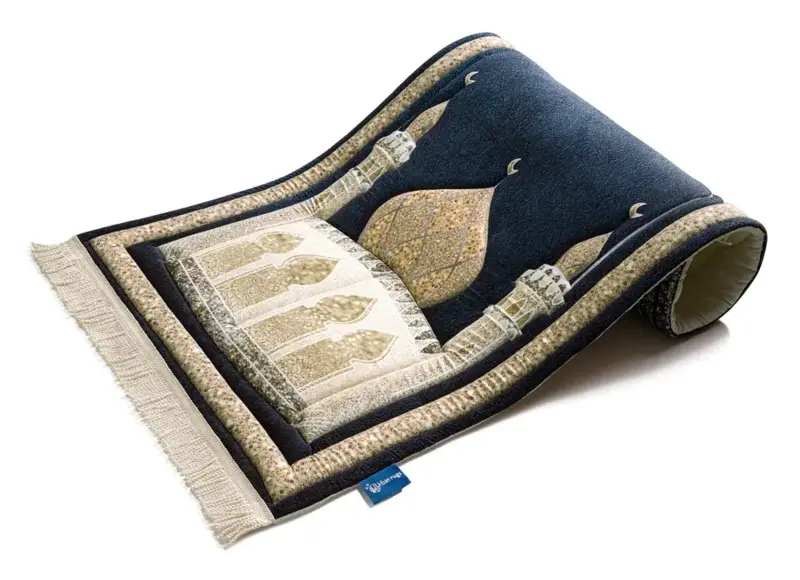 Golden Mosque Premium Bedetæppe