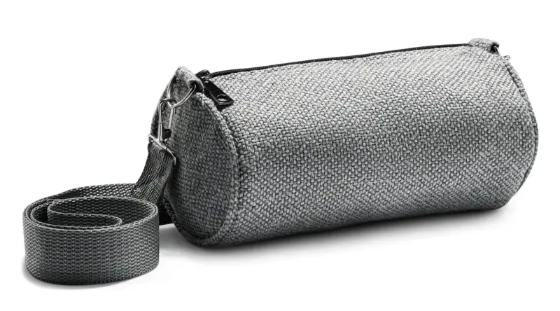 Blue Drops Rejsebedetæppe Med Taske