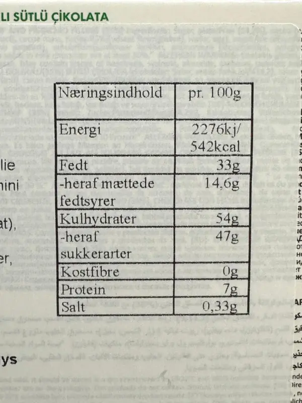 Miskets Dubai mjölkchoklad, 100g