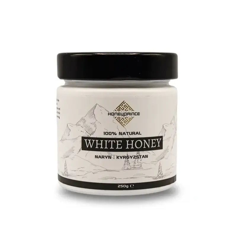 Hvid Bjerghonning fra Kirgisistan, 250g