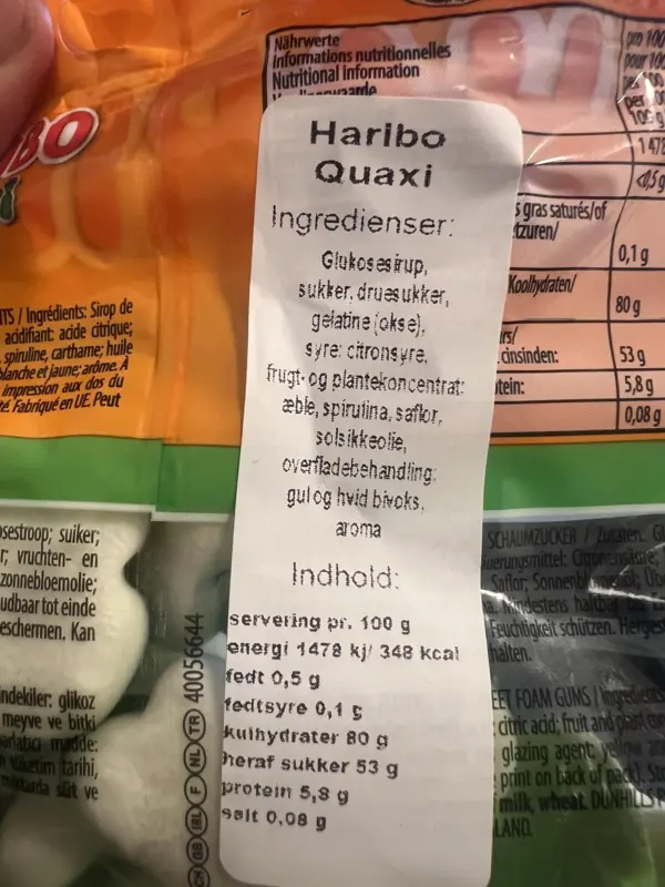 Quaxi Frösche von Haribo, 100 g