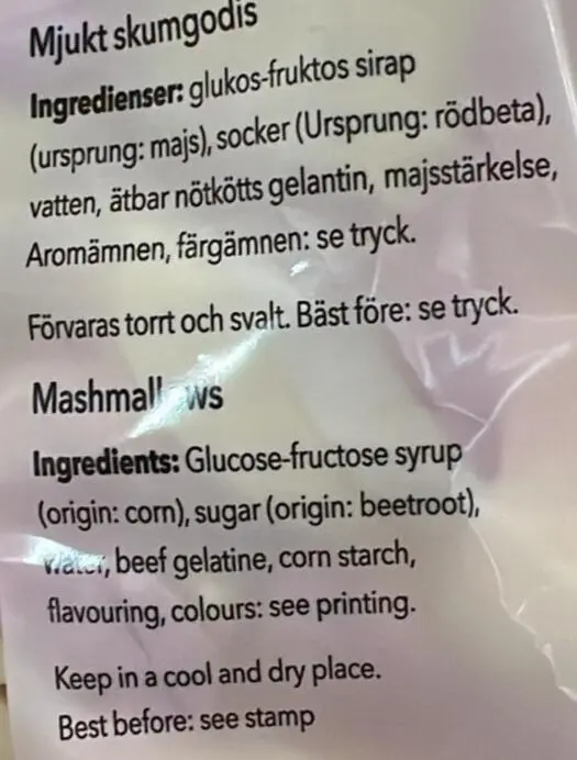 Marshmallows Blandad Vanilj 250g