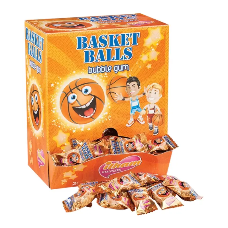 Basket Balls Tutti Frutti Bubble Gum, 1 stk