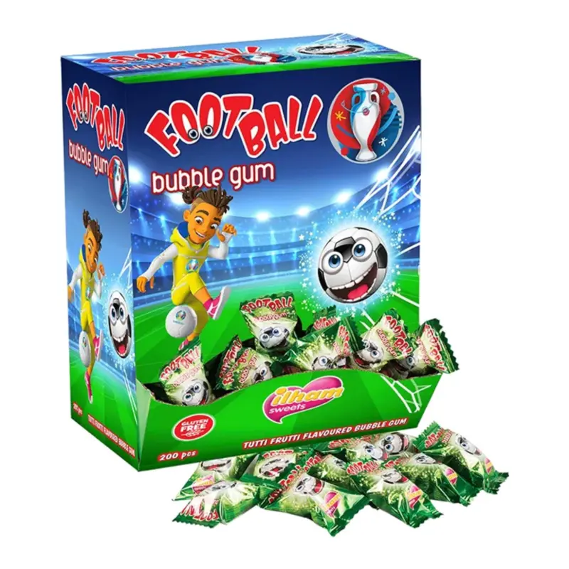 Football Tutti Frutti Kaugummi, 200 Stk