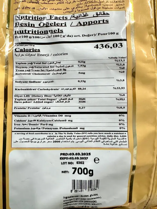 Eclairs Chokladkarameller, 700g