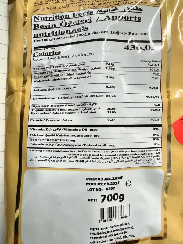 Eclairs Cappucino karameller, 700g