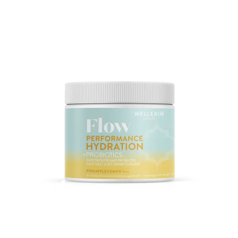 Wellexir FLOW Hydration-drik med Ananas og Lime smag (300 gr)