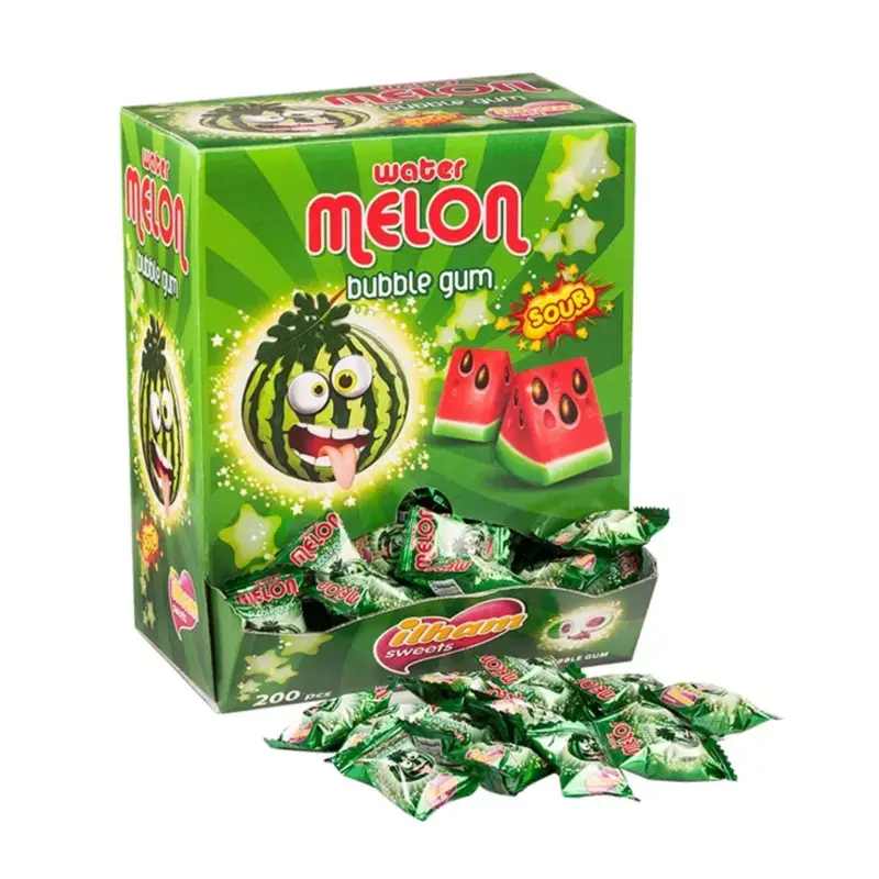 Watermelon sour Bubble Gum 1 Stück