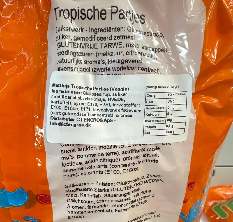 Matthijs Veggie Tropische Mischung, 1kg