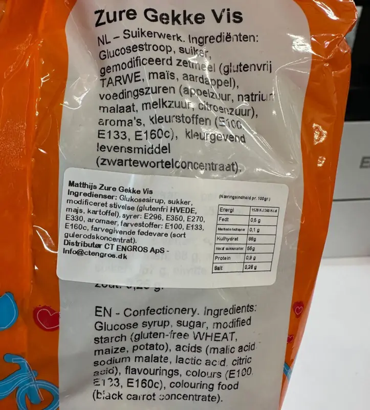 Matthijs Veggie Sure crazy fisk, 800g