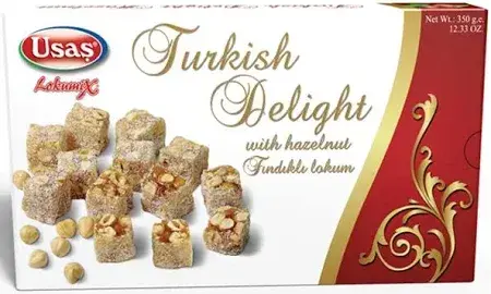 Tyrkisk Delight Lokum Med Hasselnød 350G