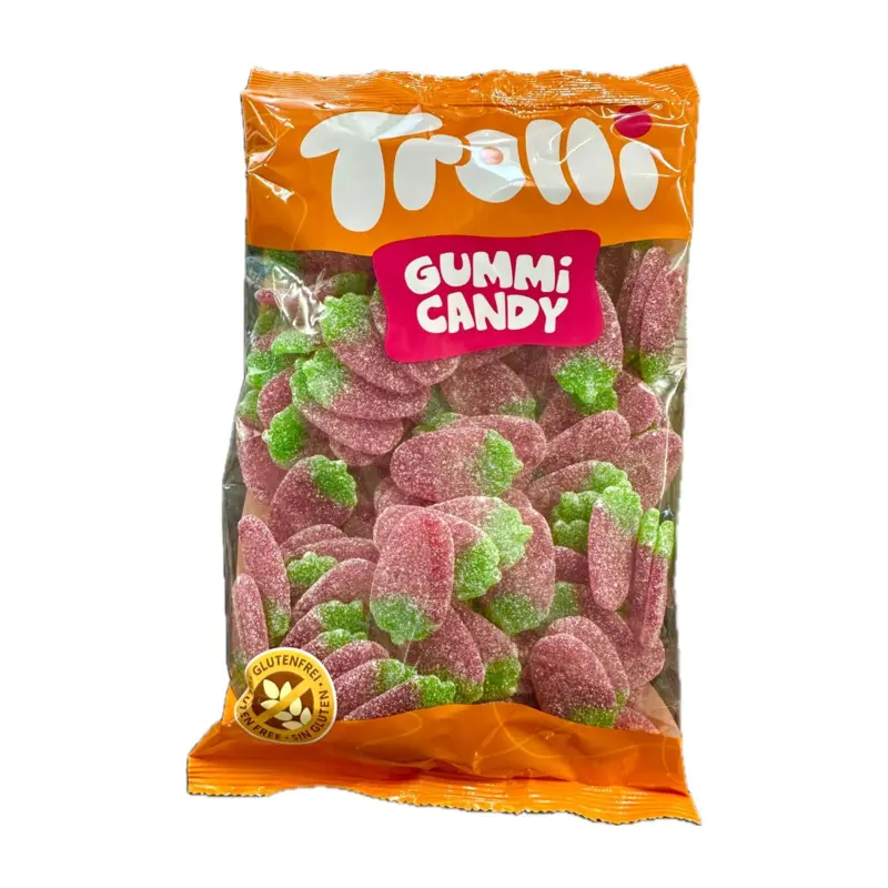 Trolli Gummi Candy, Sour Strawberry, 1000g