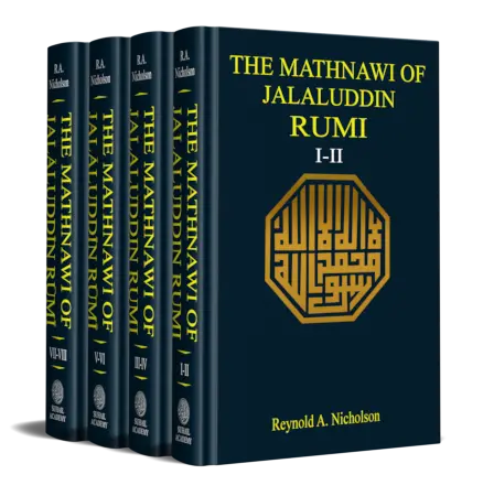 The Mathnawi of Jalaluddin Rumi (Sæt med 4 bøger)