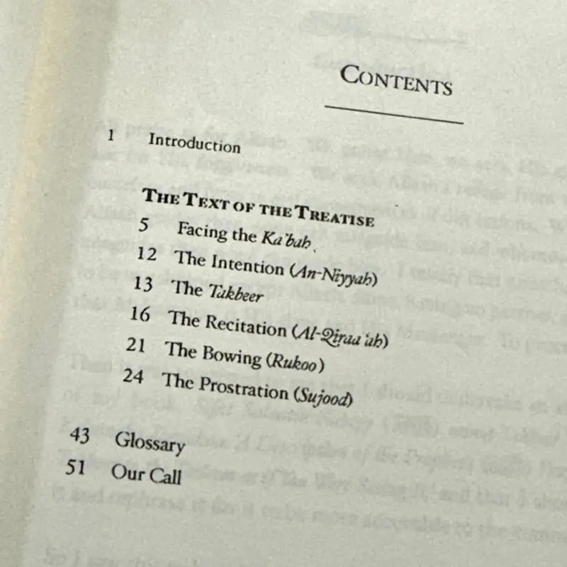 The Abridgement of The Prophet’s Prayer described