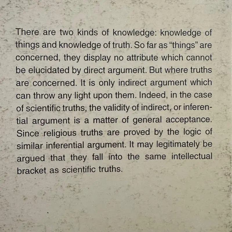 Religion and Science