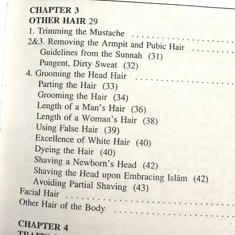 Die Bärte und andere Merkmale der Fitrah