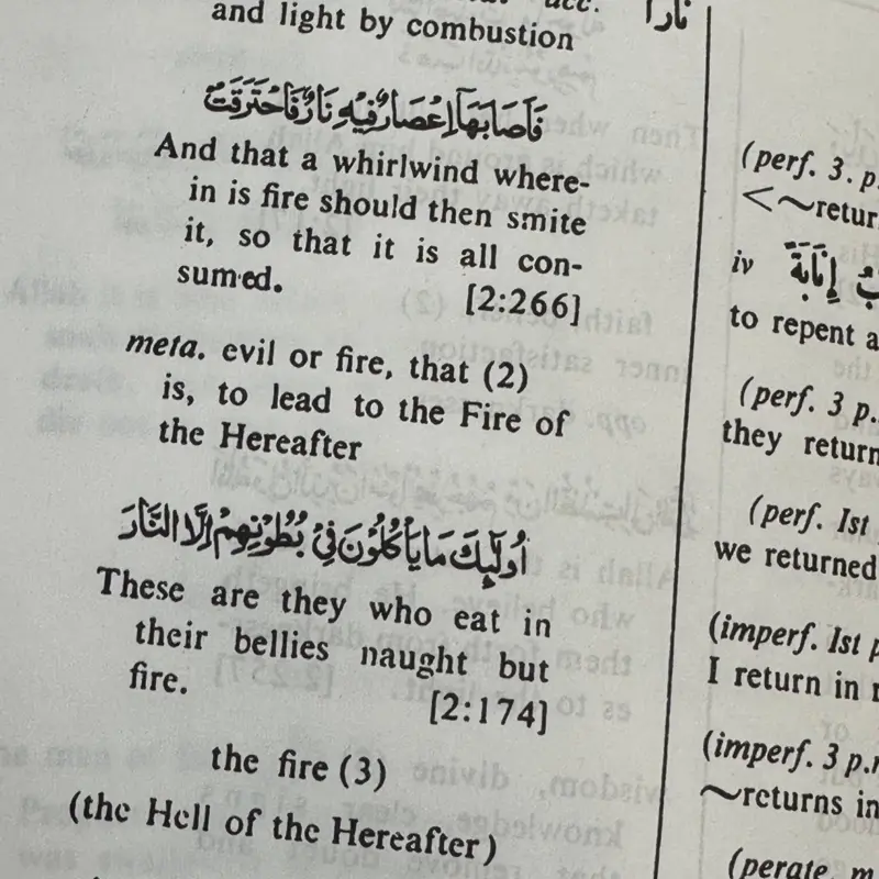 Vocabulary of the Holy Qur'an