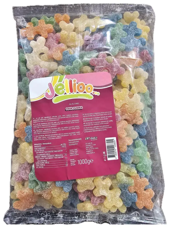jellioo sour puzzle 1000g