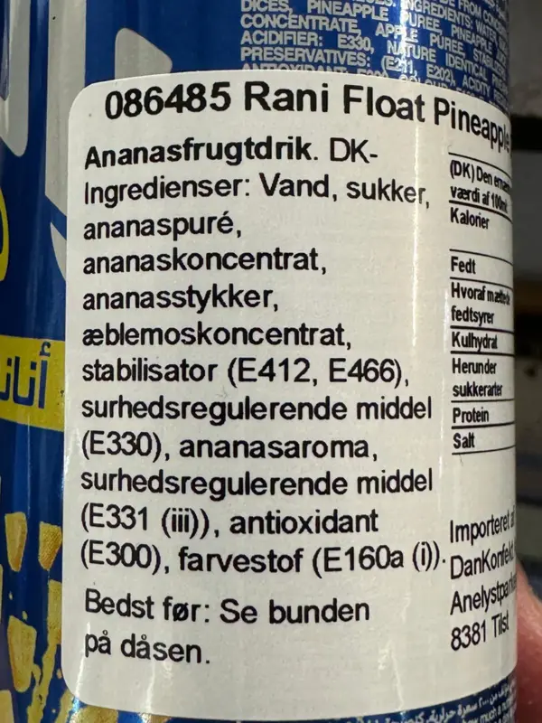 Rani Float Pineapple drink, 235ml